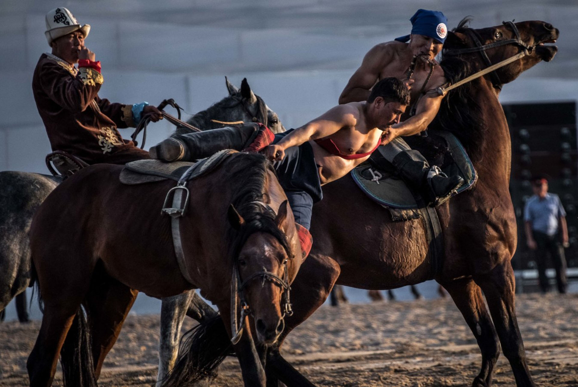 Kurosh Wrestling on Horseback